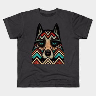 Aztec Wolf I Kids T-Shirt